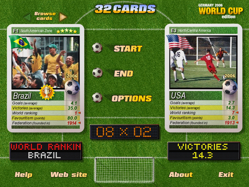 Screenshot for 32 Cards World Cup Edition 1.0.72